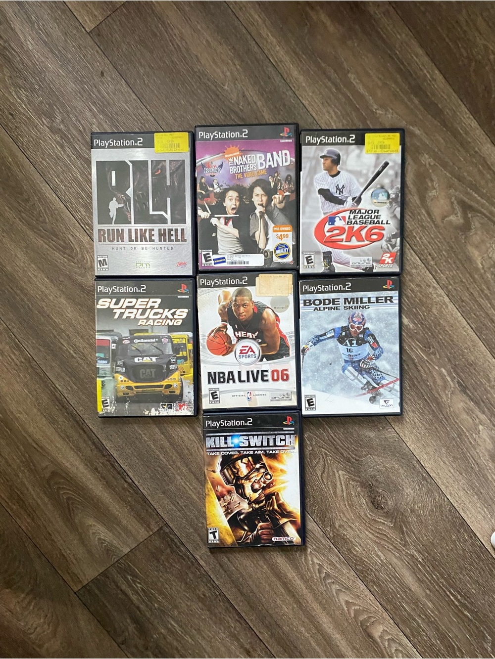 PlayStation 2 Game Bundle with Black Cases